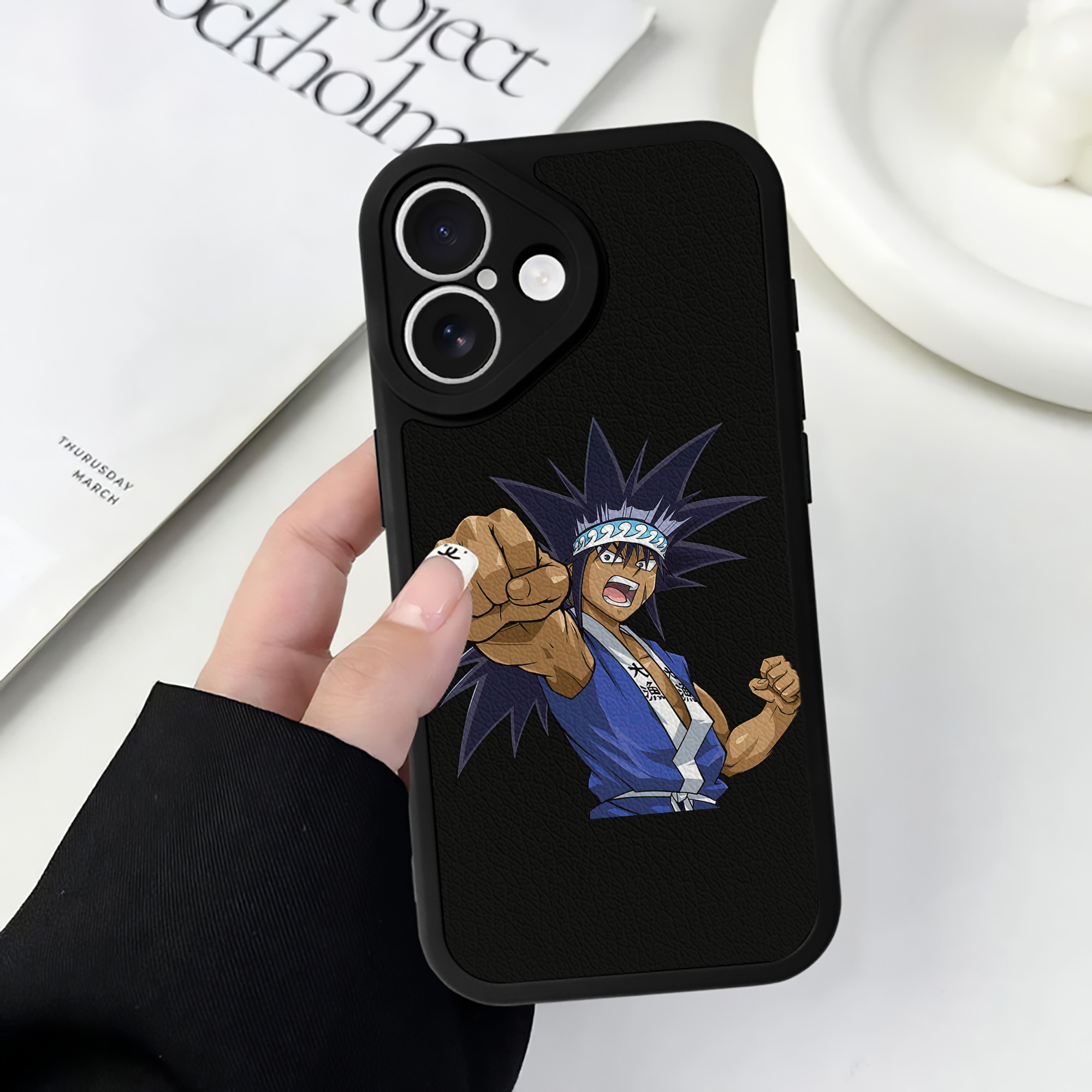 遊☆戯☆王 Yu-Gi-Oh! 【iPhone 16シリーズ対応】シリコンスマホケース（レザー調） 材質：シリコン